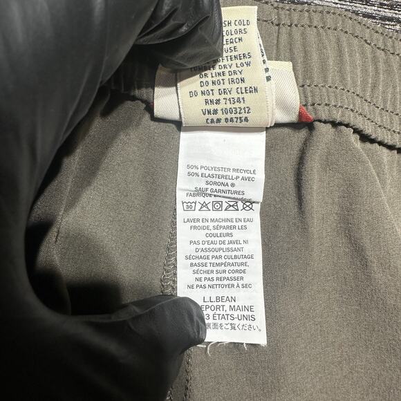 L.L. Bean Multisport Pants Men's Size 3XL Green Outdoor 4 Way Stretch 515264 - Picture 4 of 11
